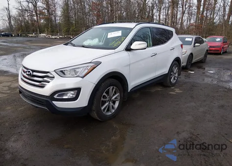 2015 Hyundai Santa Fe Sport 2.0L Turbo z USA, uszkodzony, nr VIN 5XYZU3LA8FG276236